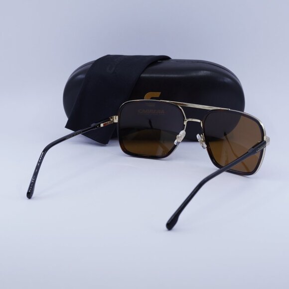 🕶️ New CARRERA 256/S 0J5G 70 Sunglasses - Havana/Gold Frame, Brown Lenses - Picture 12 of 12